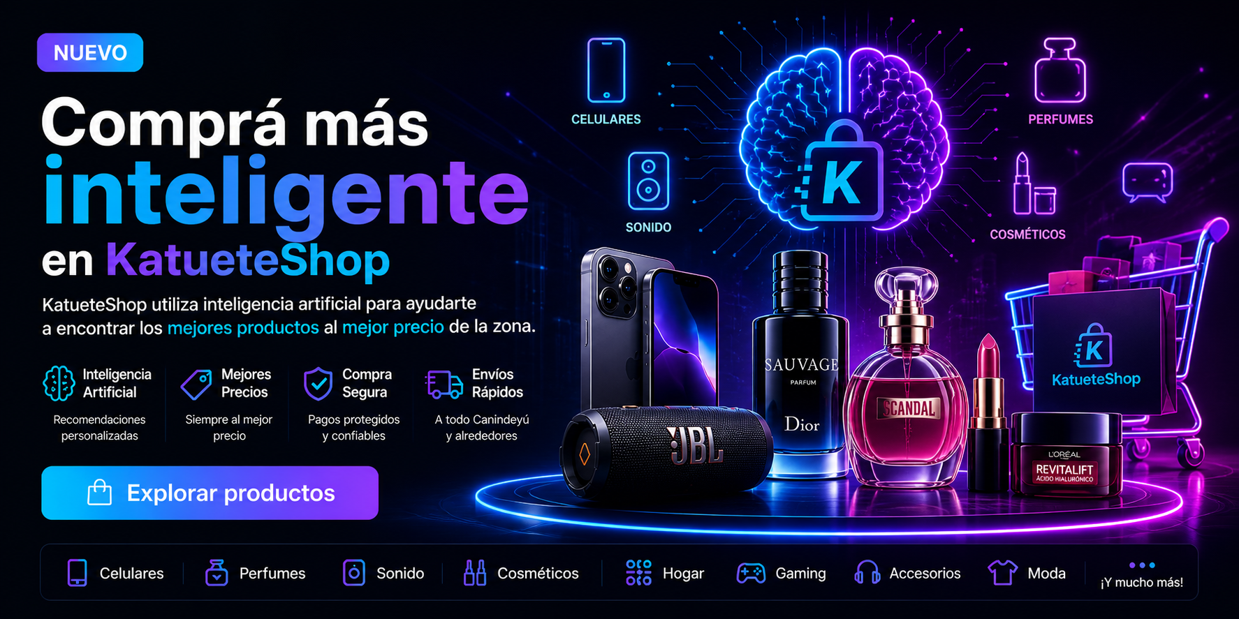 Comprá más inteligente en KatueteShop
